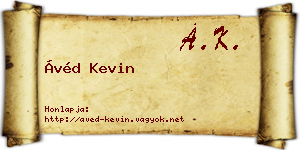 Ávéd Kevin névjegykártya